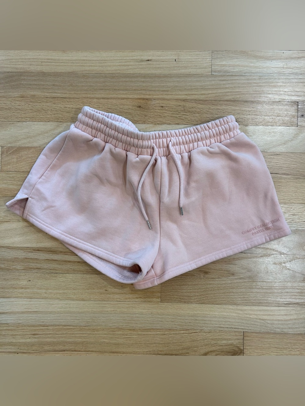 Cmfrt Pastel Collection Ballet Pink Cotton Lounge Shorts Size Medium